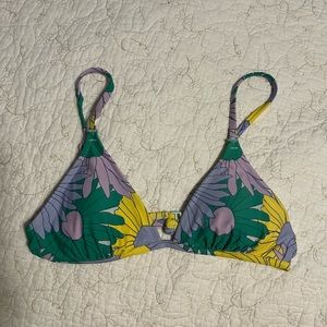 Aerie triangle bikini top